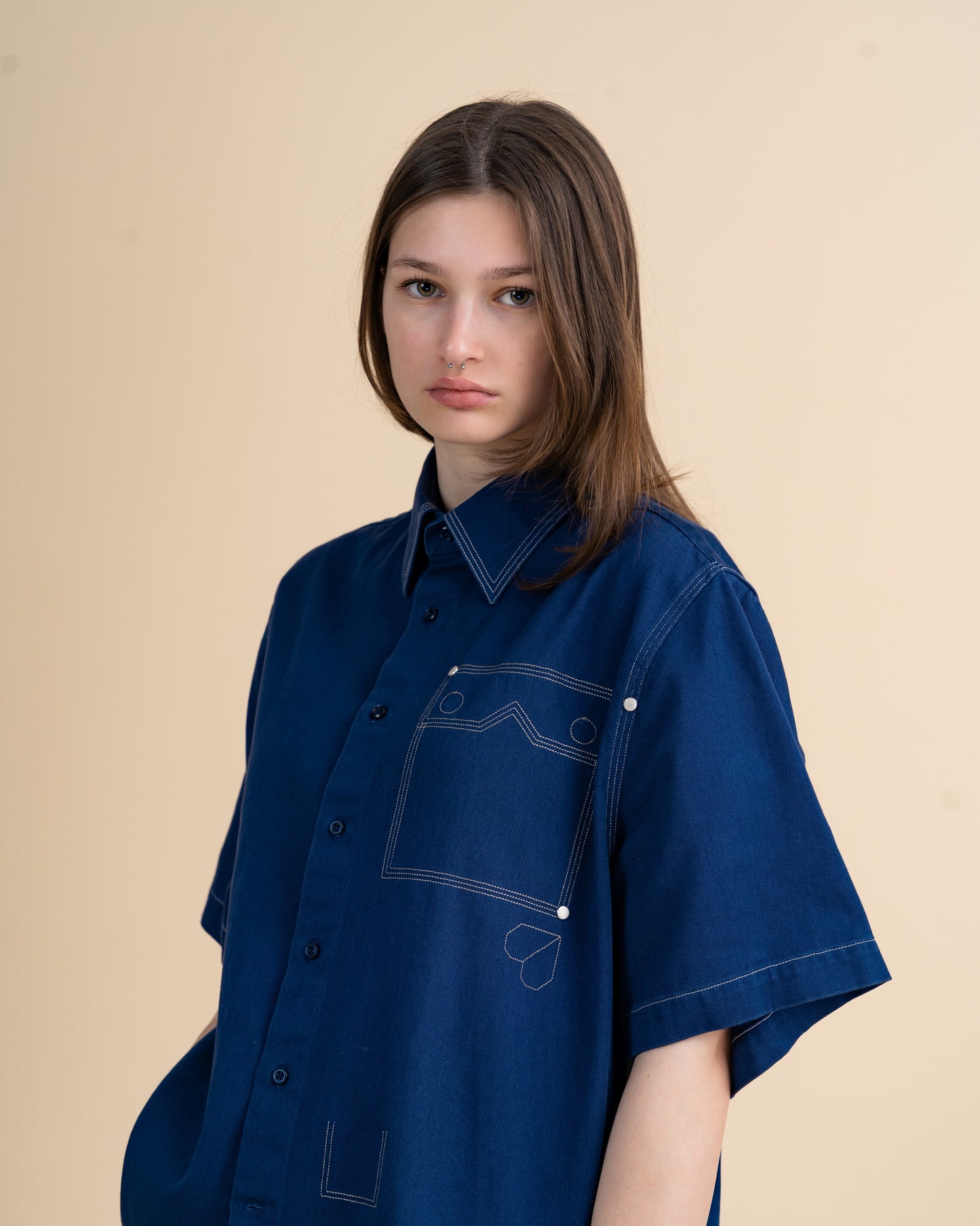 EXPO BLUE WORKWEAR OVERSHIRT - PREORDER