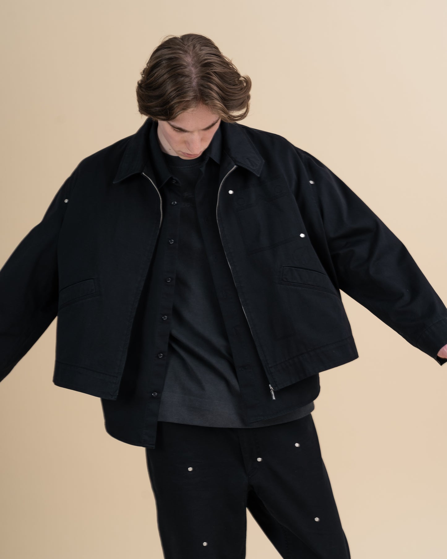 EXPO BLACK WORKWEAR BOMBER - PREORDER