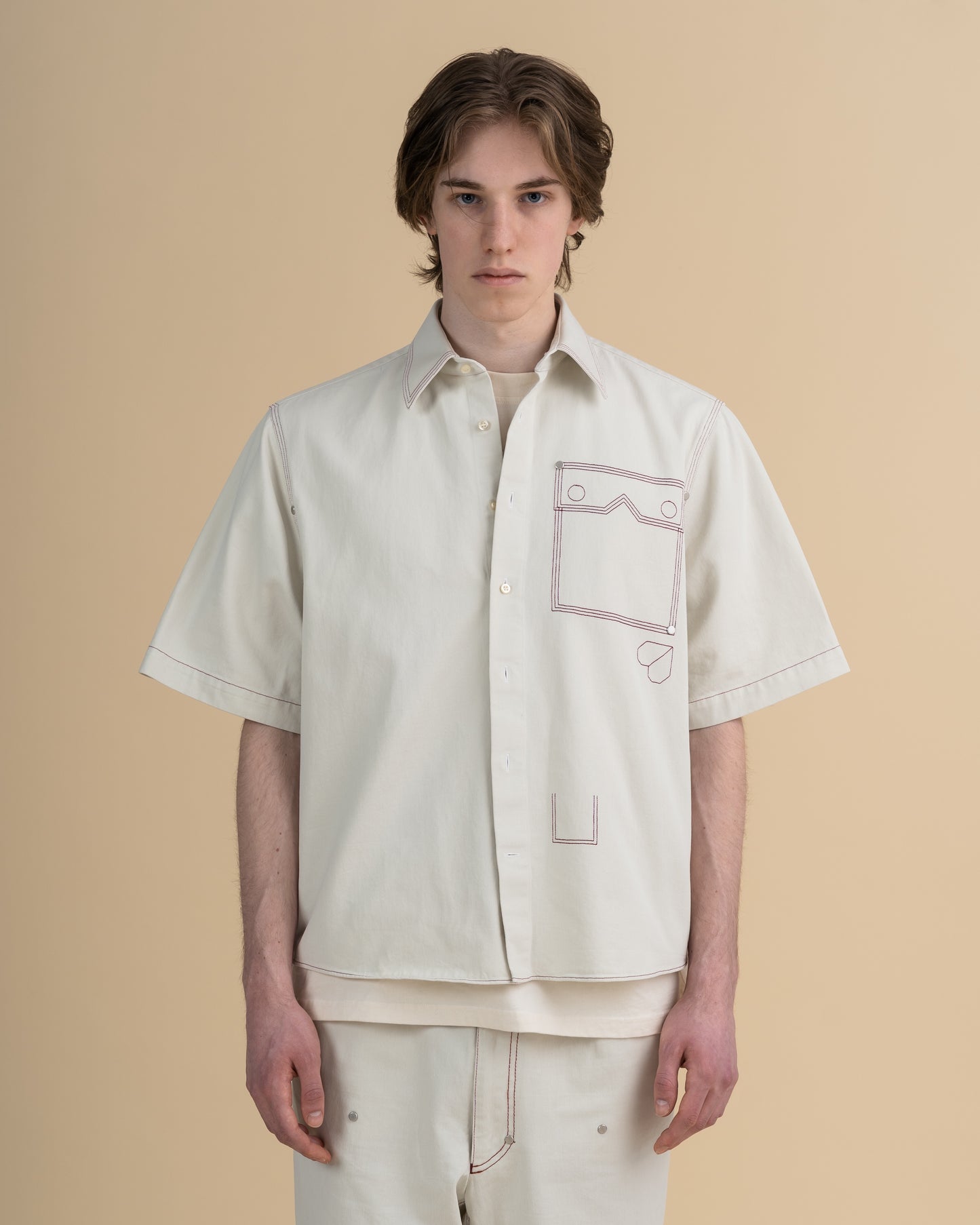 EXPO OFF WHITE WORKWEAR OVERSHIRT - PREORDER