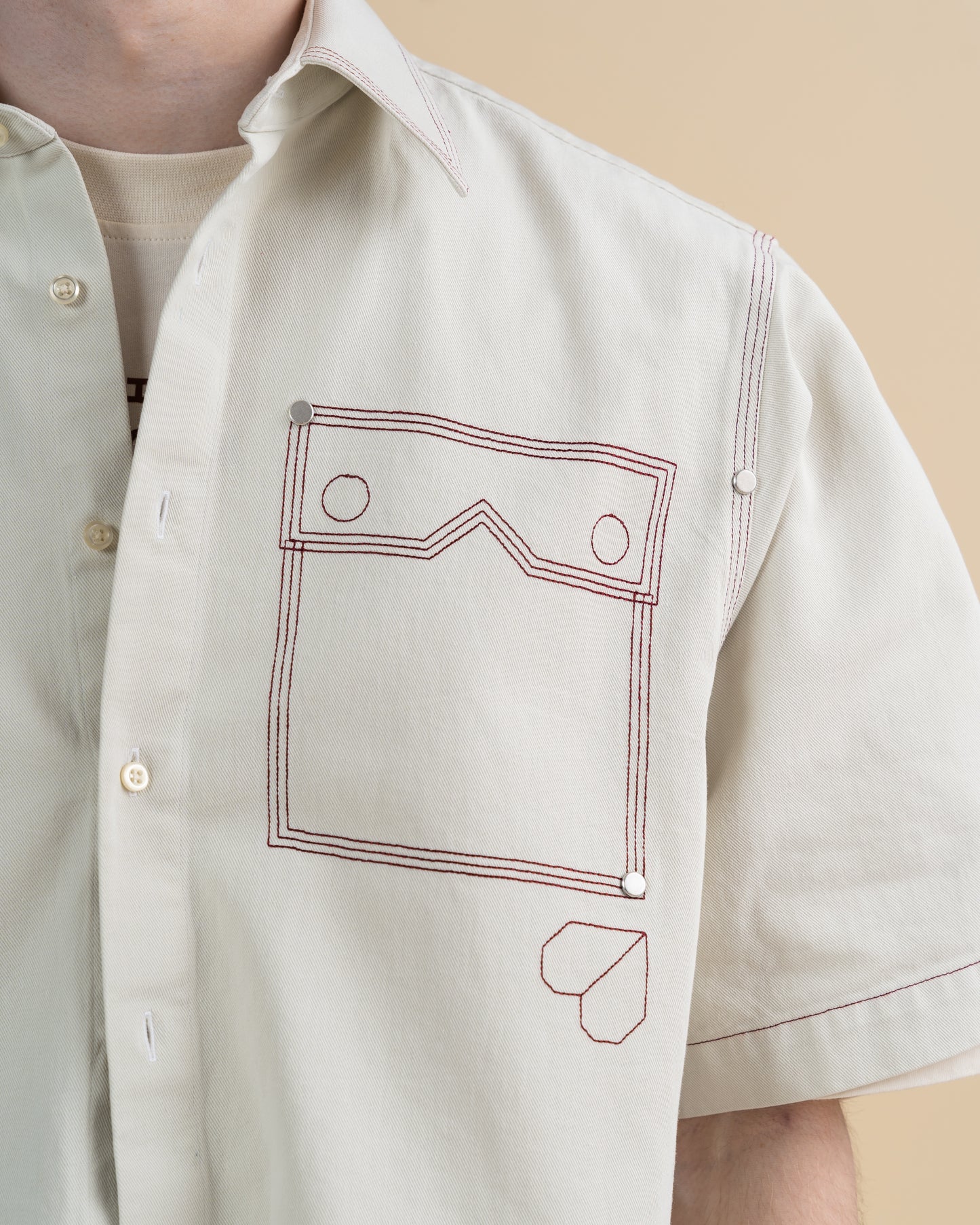 EXPO OFF WHITE WORKWEAR OVERSHIRT - PREORDER