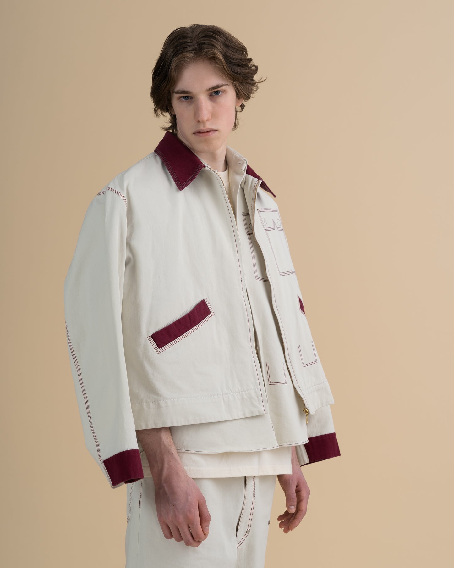 EXPO OFF WHITE WORKWEAR BOMBER - PREORDER