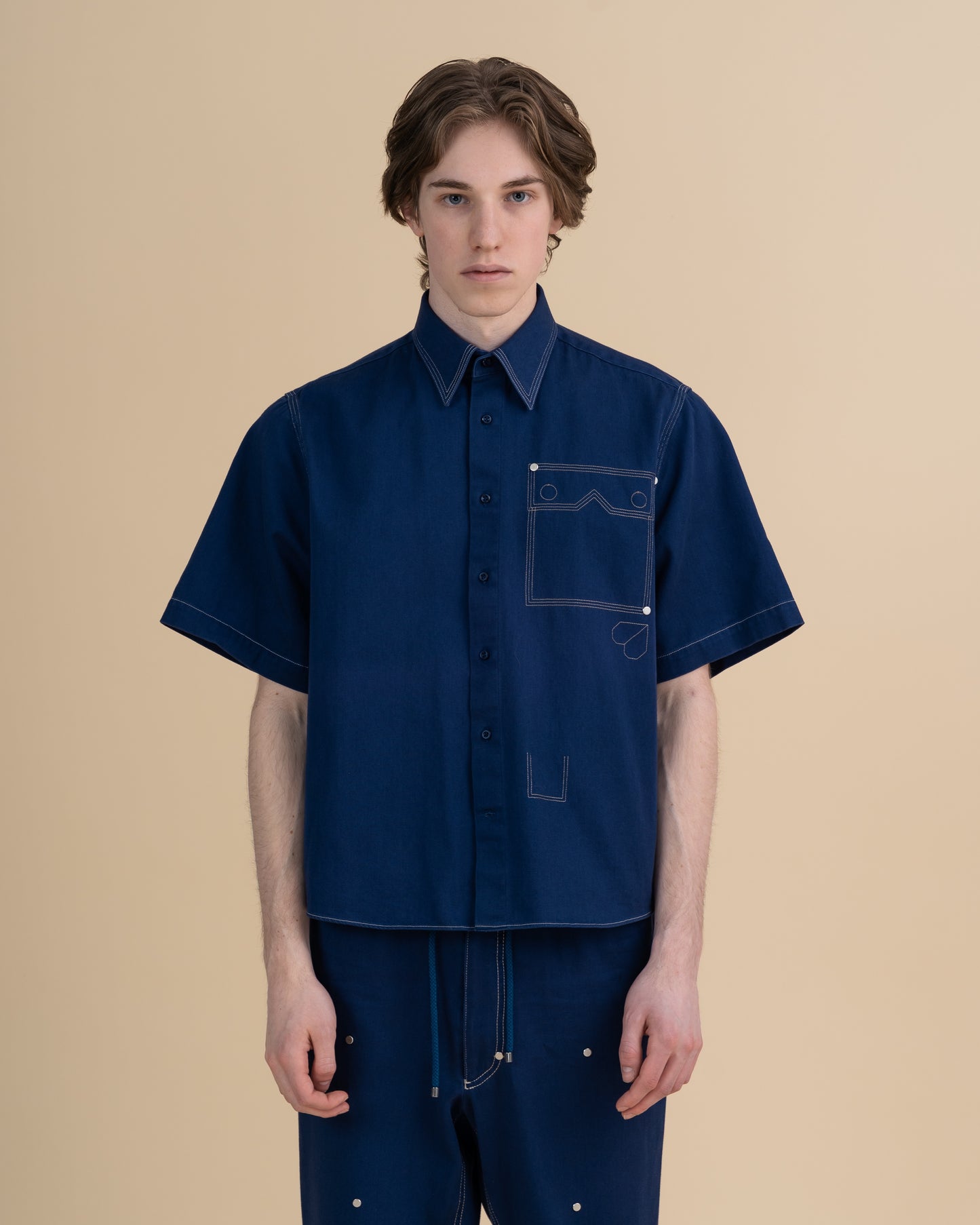 EXPO BLUE WORKWEAR OVERSHIRT - PREORDER