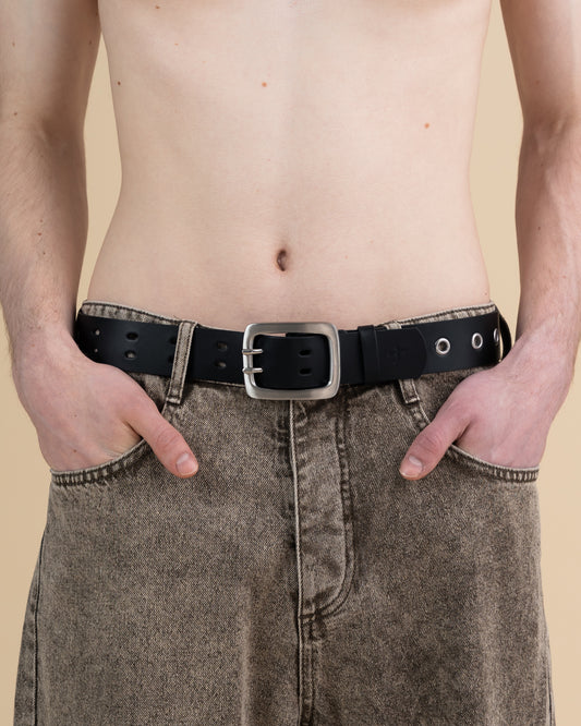 LEATHER FOREVER BELT 40 MM - JAN SHOW 12