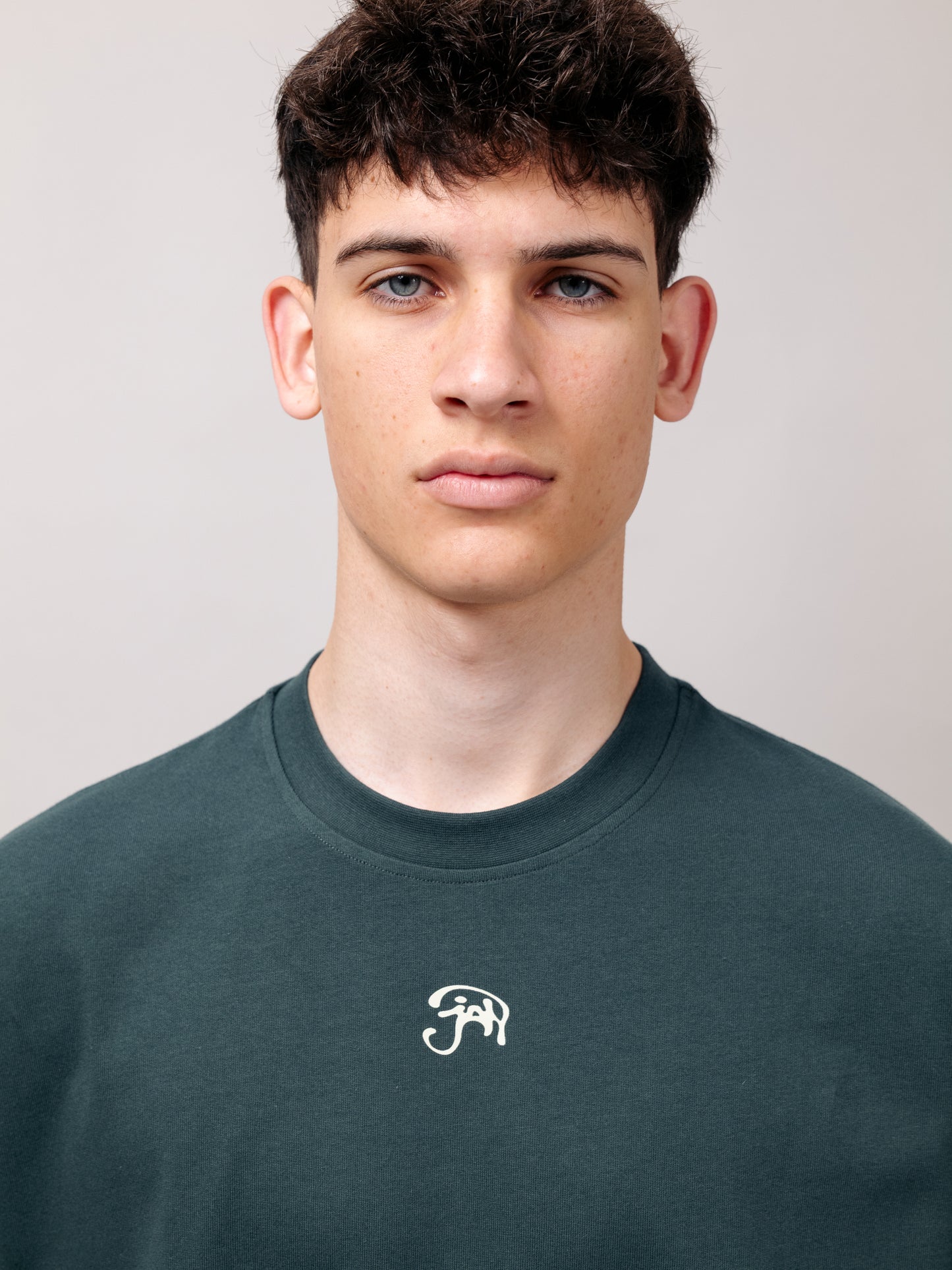 TRIPPY JAN LOGO GREEN TEE