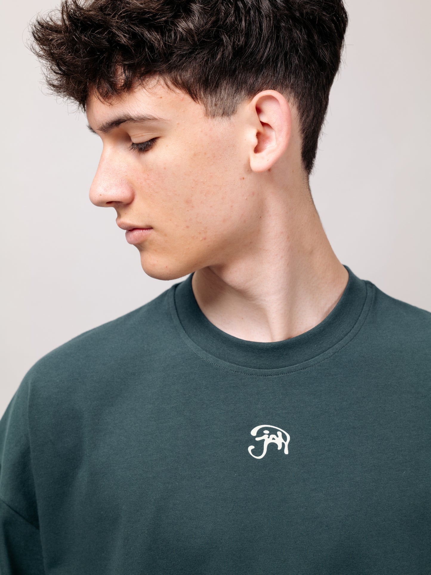 TRIPPY JAN LOGO GREEN TEE