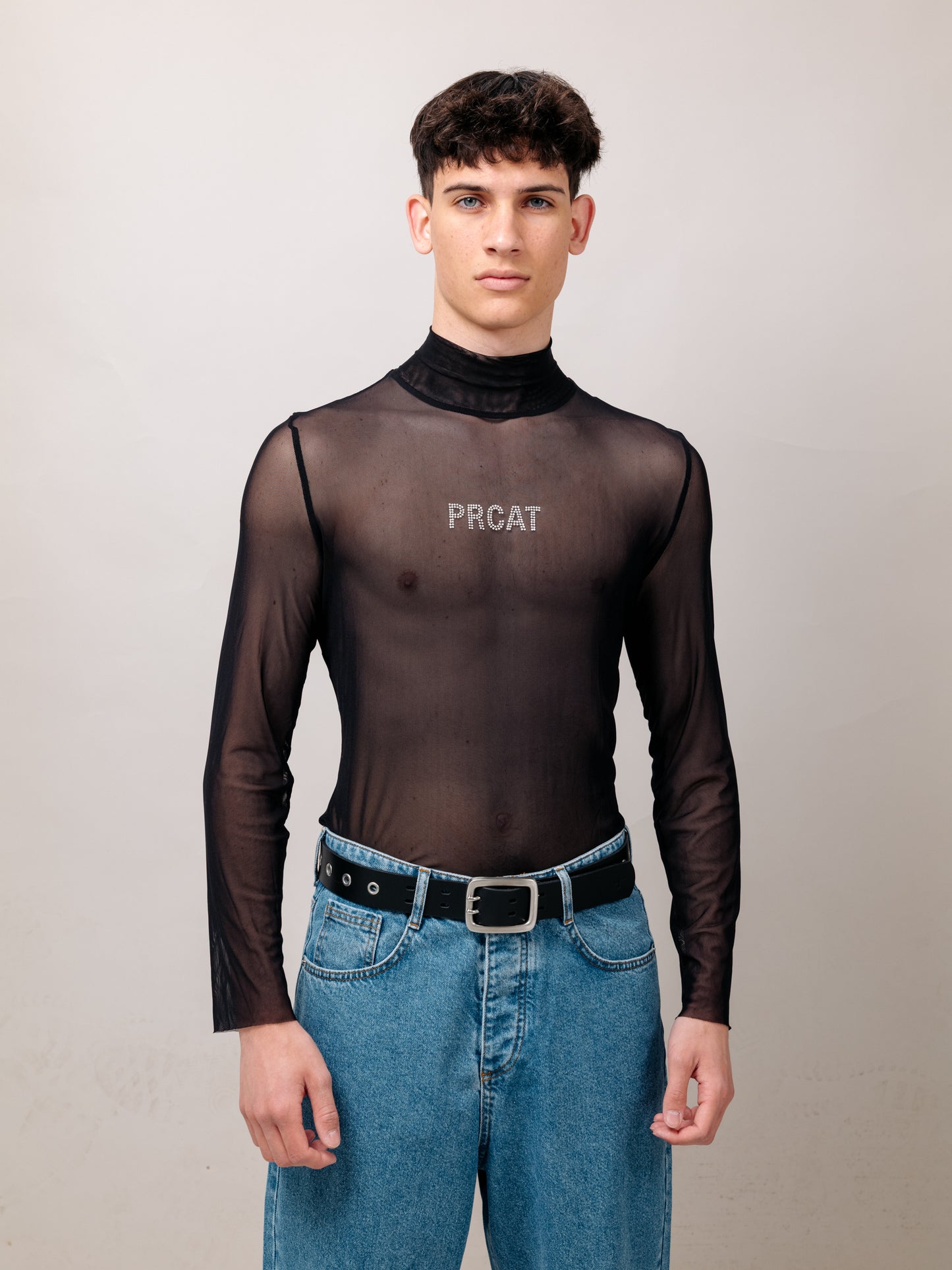 JAN "PRCAT" BLACK MESH TOP