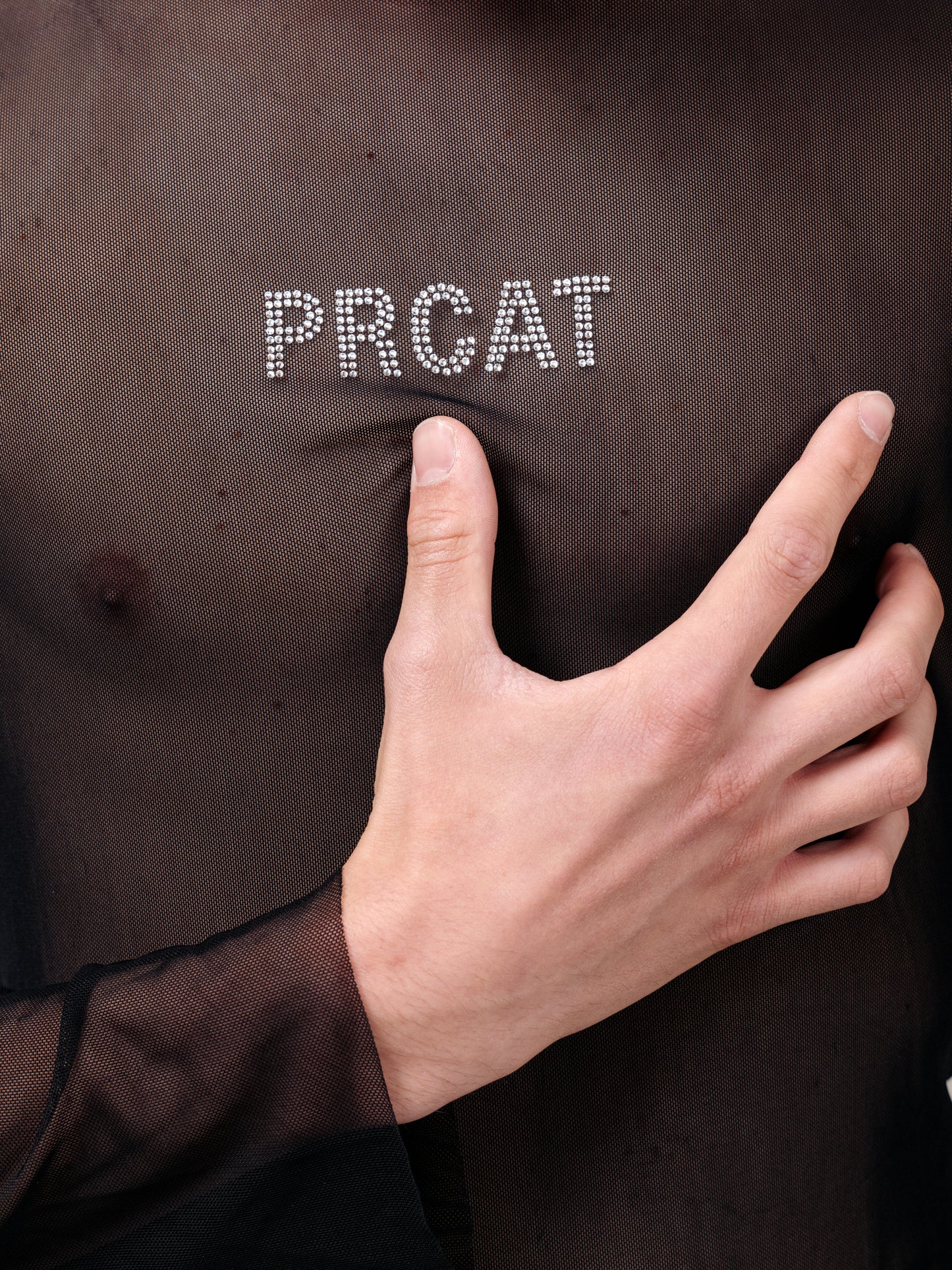 JAN "PRCAT" BLACK MESH TOP