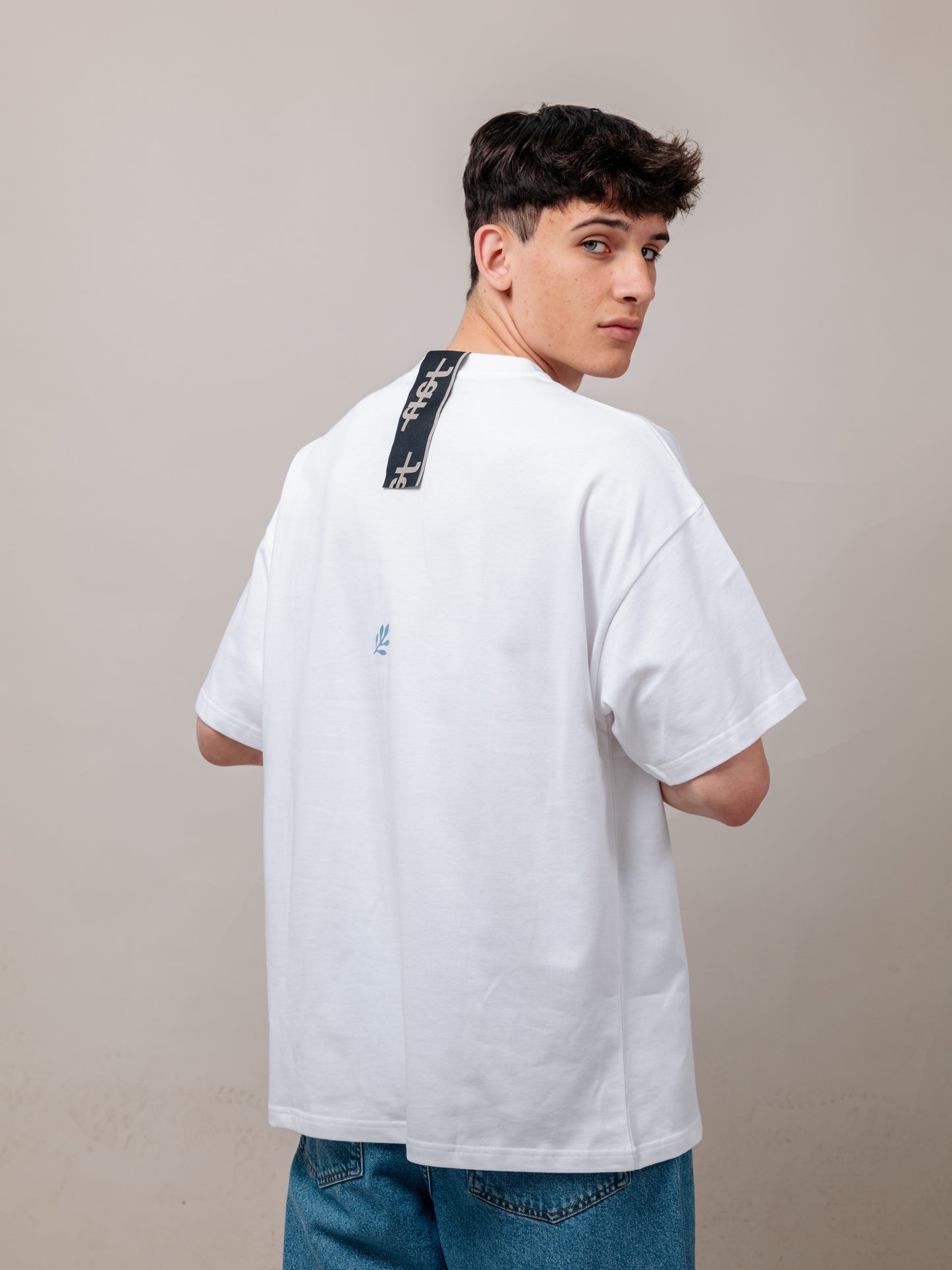 TRIPPY JAN LOGO WHITE TEE