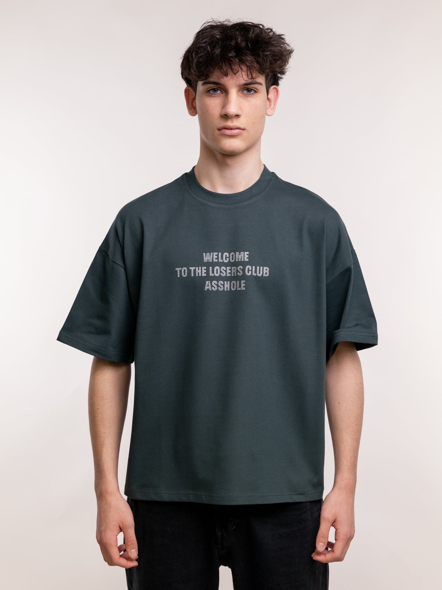 JAN CRYSTAL WTTLCA GREEN TEE
