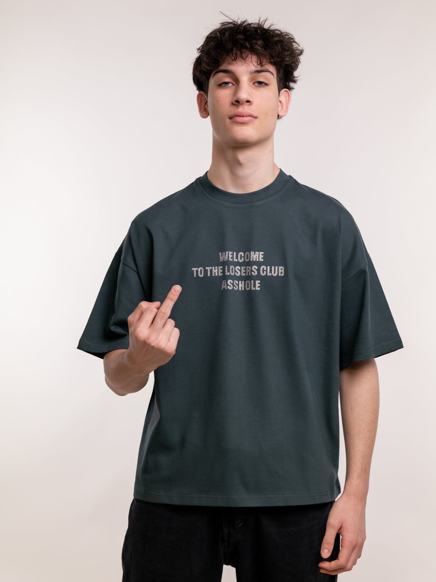 JAN CRYSTAL WTTLCA GREEN TEE