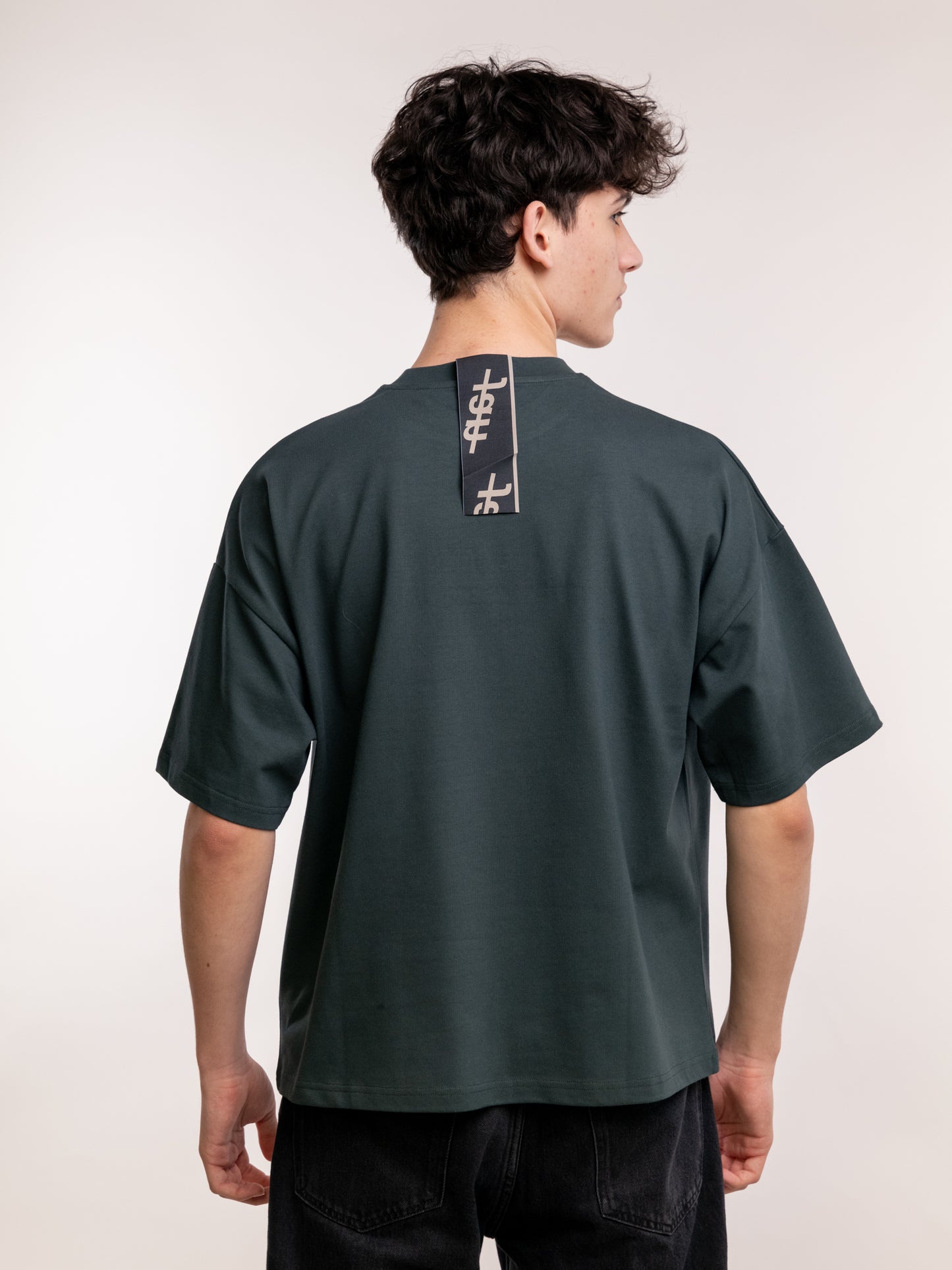 JAN CRYSTAL WTTLCA GREEN TEE