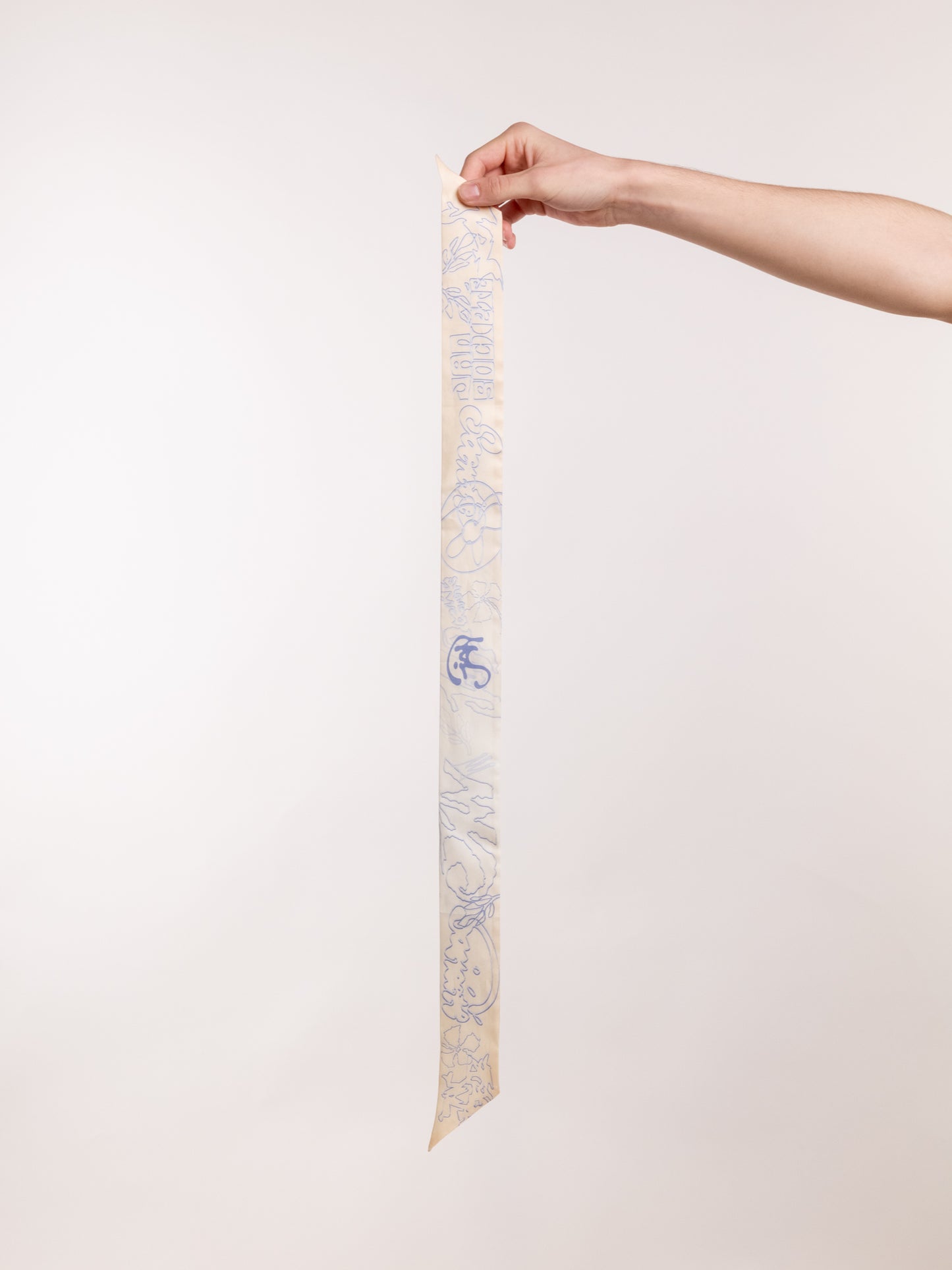 JAN SHOW 12 LONG SILK SCARF LIGHT