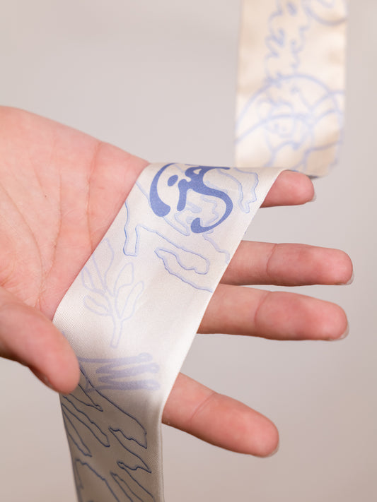 JAN SHOW 12 LONG SILK SCARF LIGHT