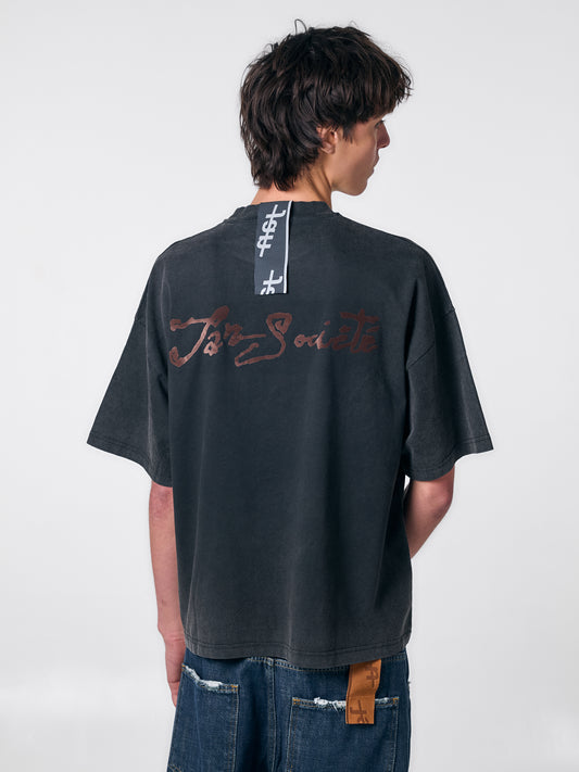 13' SHOW TEE WASHED BLACK