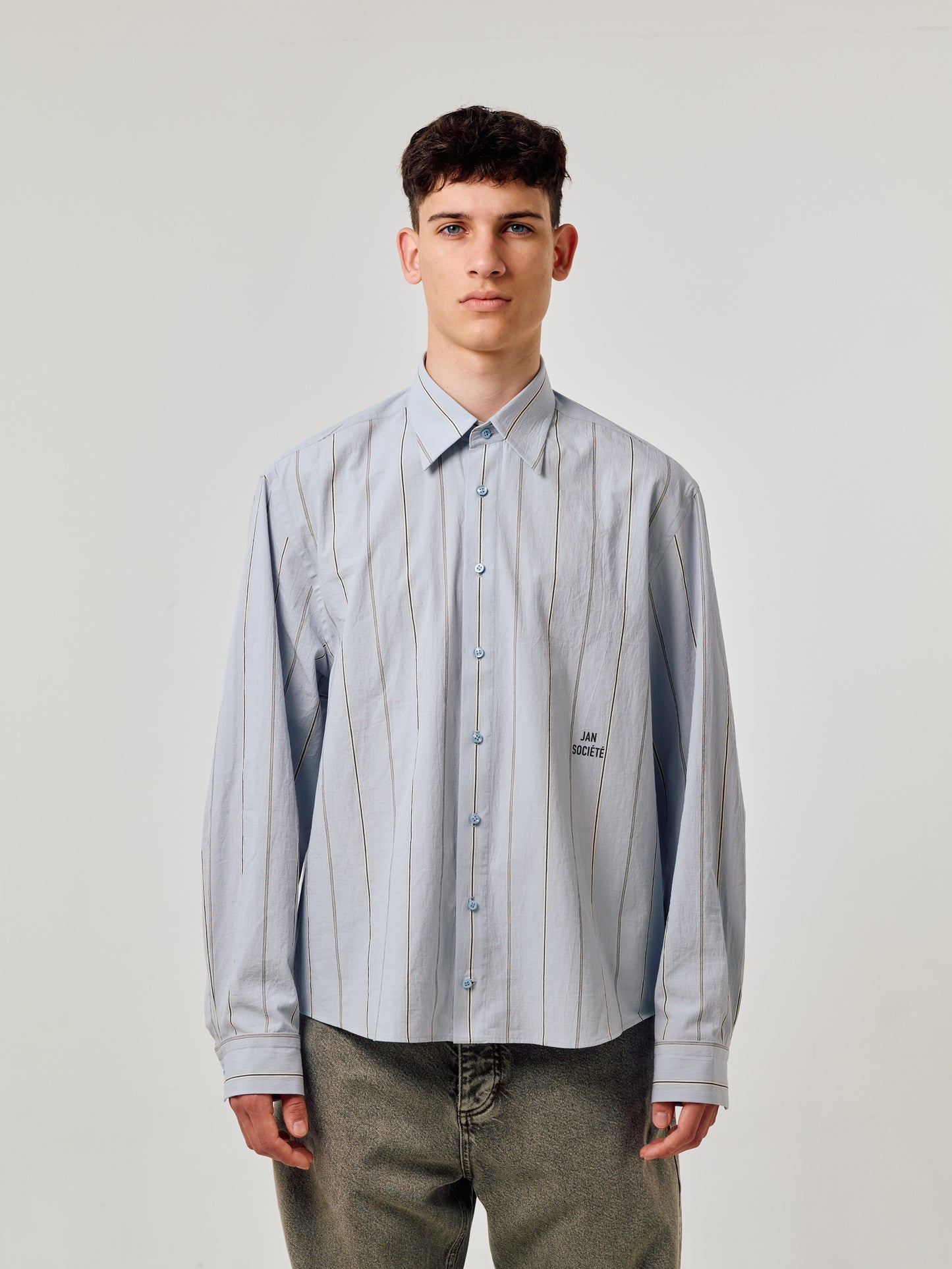 CLOUD BLUE STRIPED SHIRT