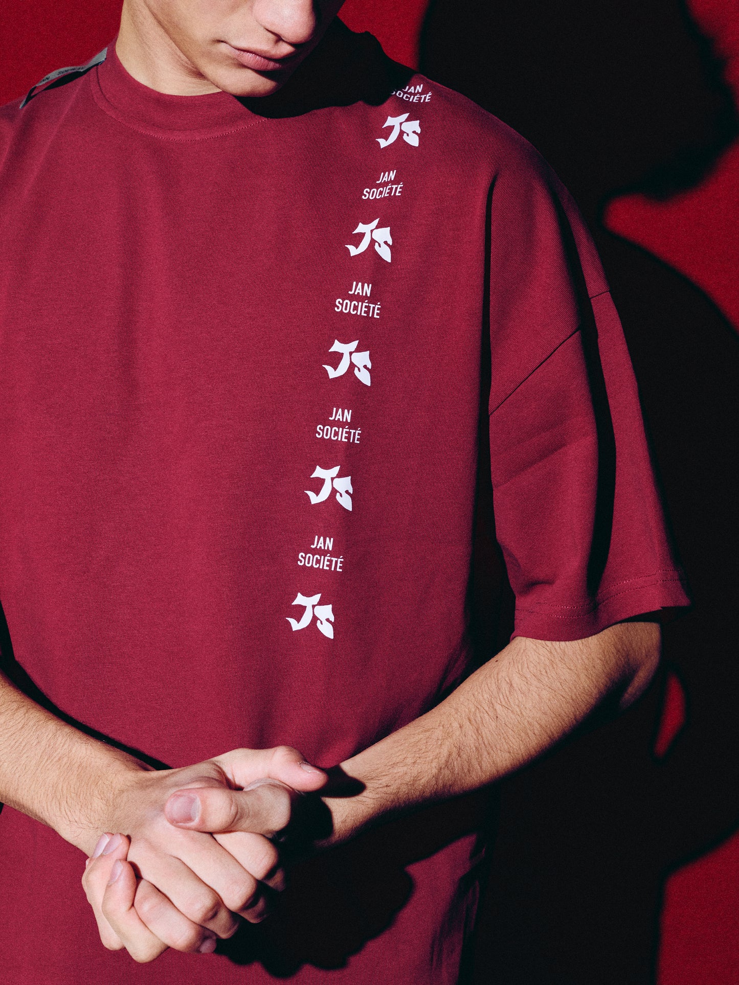 BOXY TEE BURGUNDY