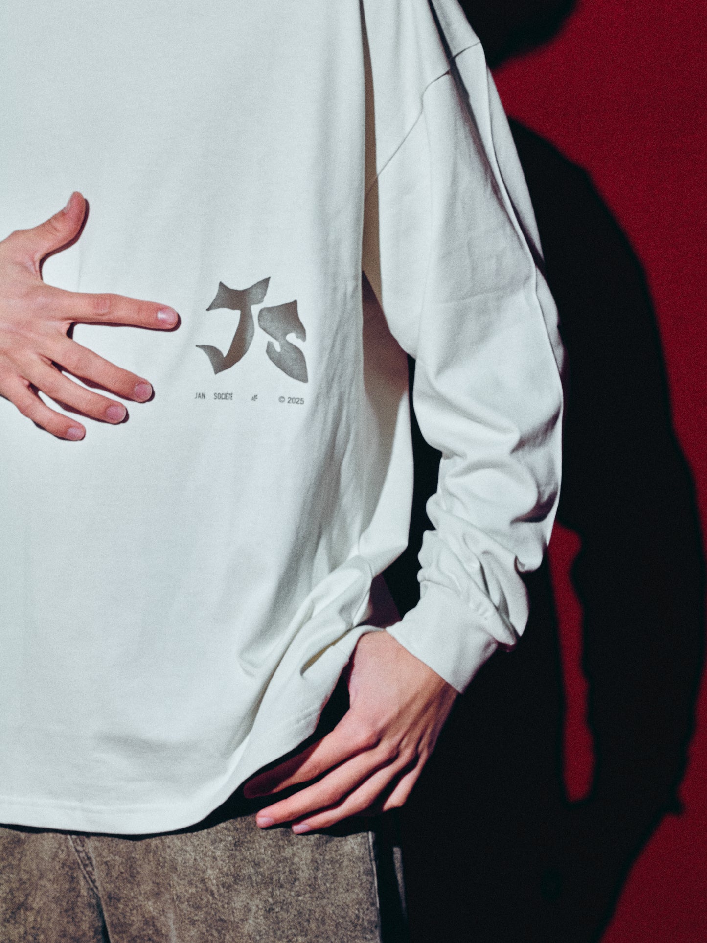 LONGSLEEVE TEE OFF WHITE