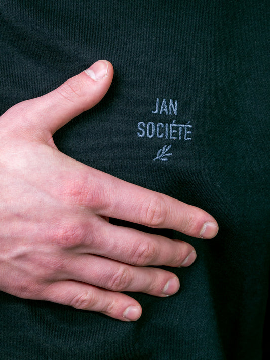 SILVER LOGO CREWNECK