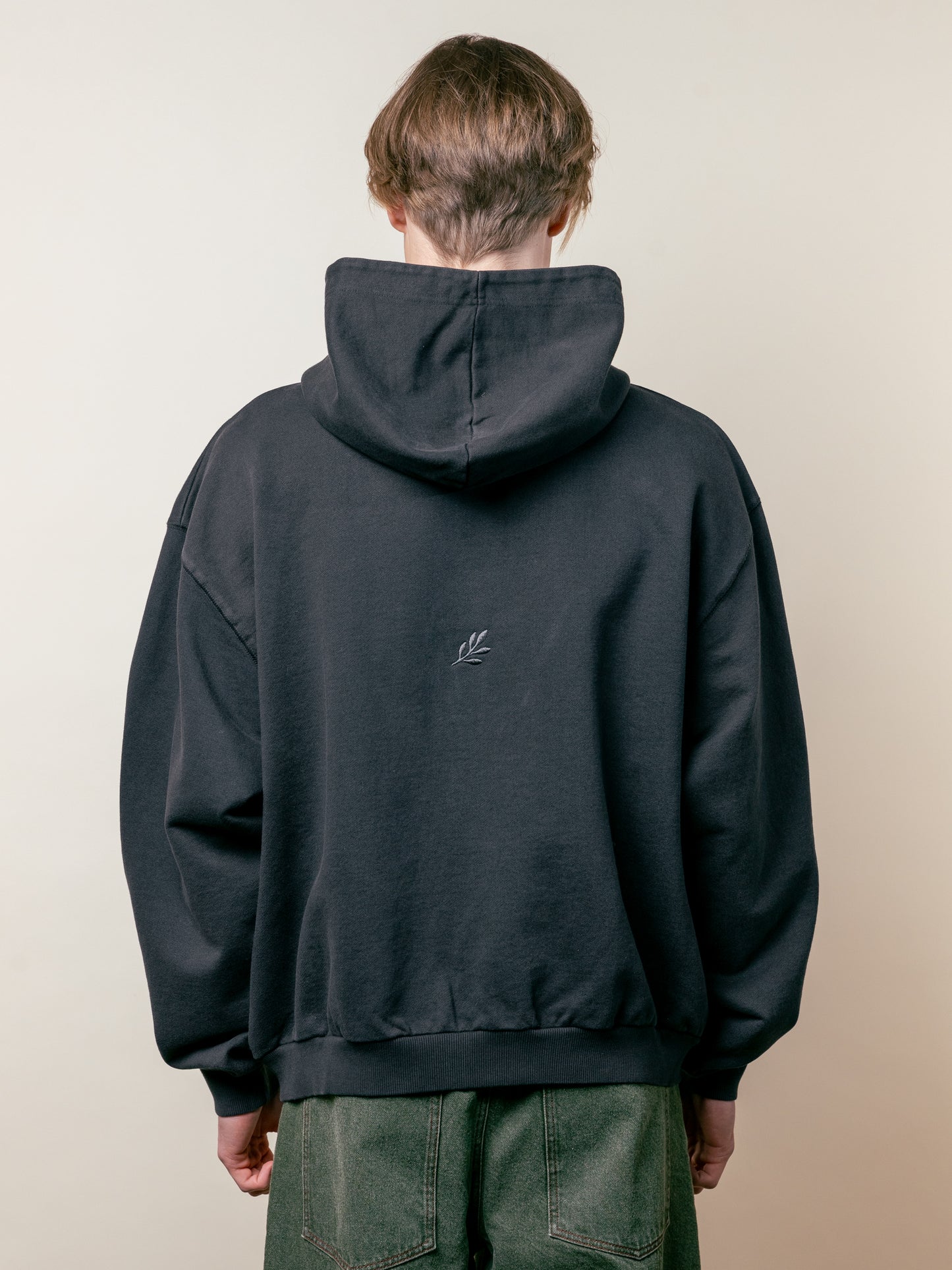 WASHED BLACK JAN SOCIÉTÉ ZIP HOODIE