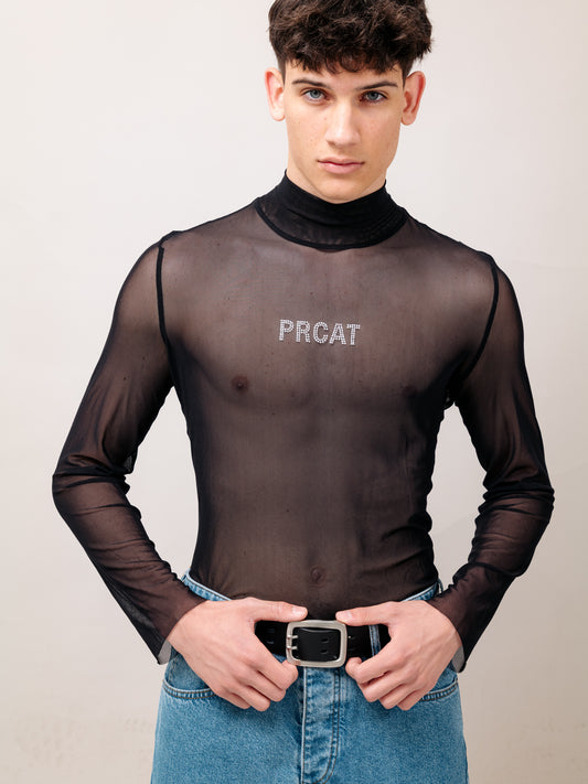 JAN "PRCAT" BLACK MESH TOP