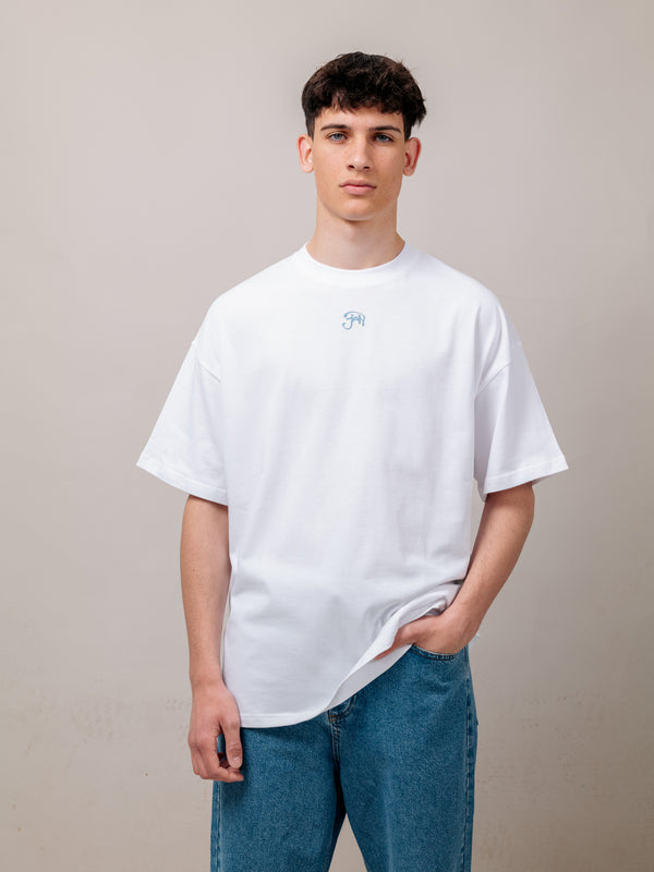 TRIPPY JAN LOGO WHITE TEE