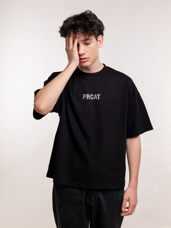 JAN "PRCAT" BLACK TEE