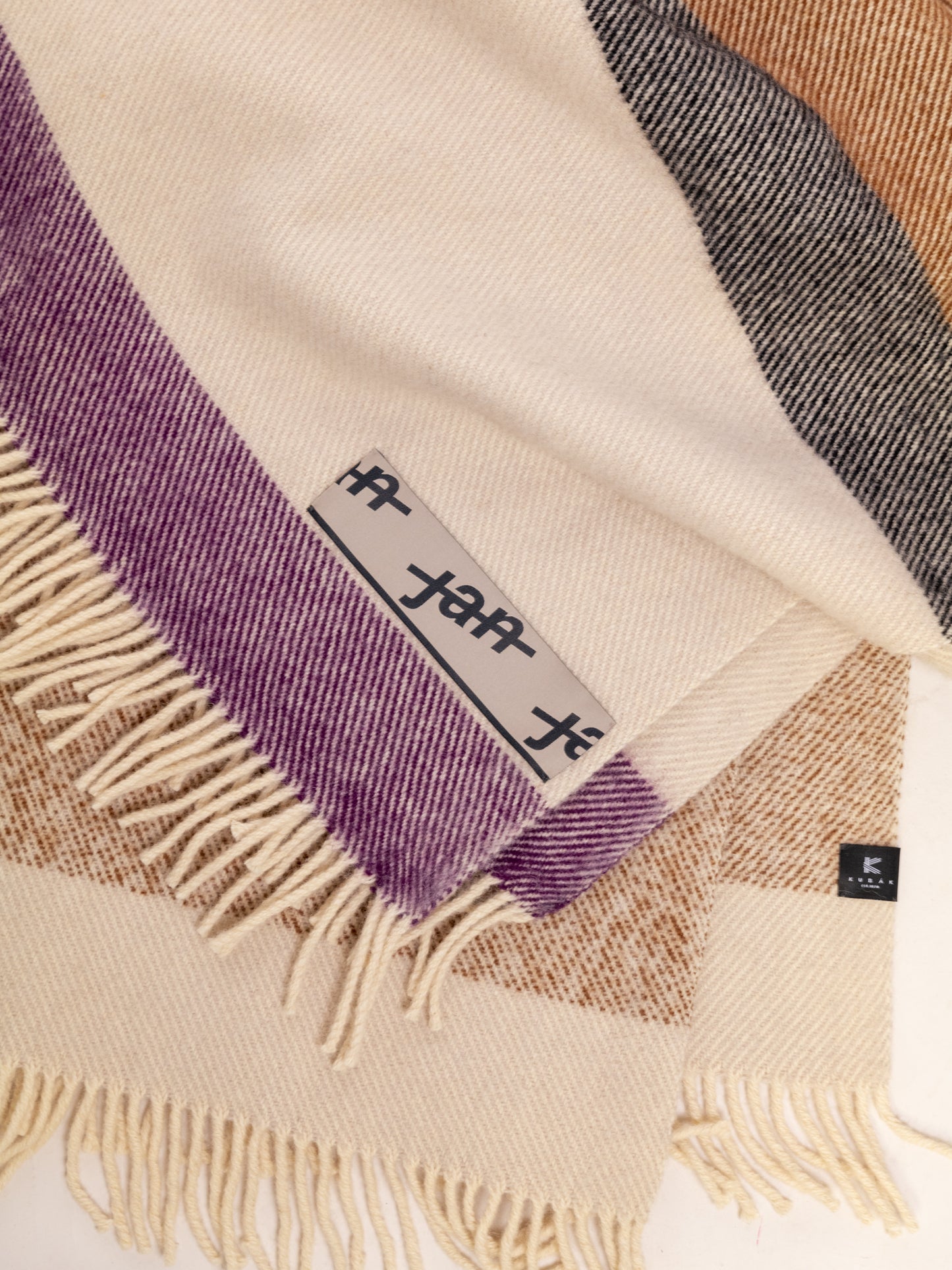 JAN WOOL MULTICOLOUR BLANKET
