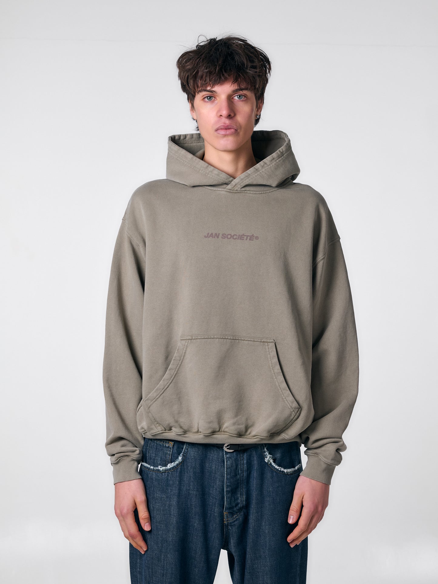 HOLY HEAVY HOODIE WASHED SAND