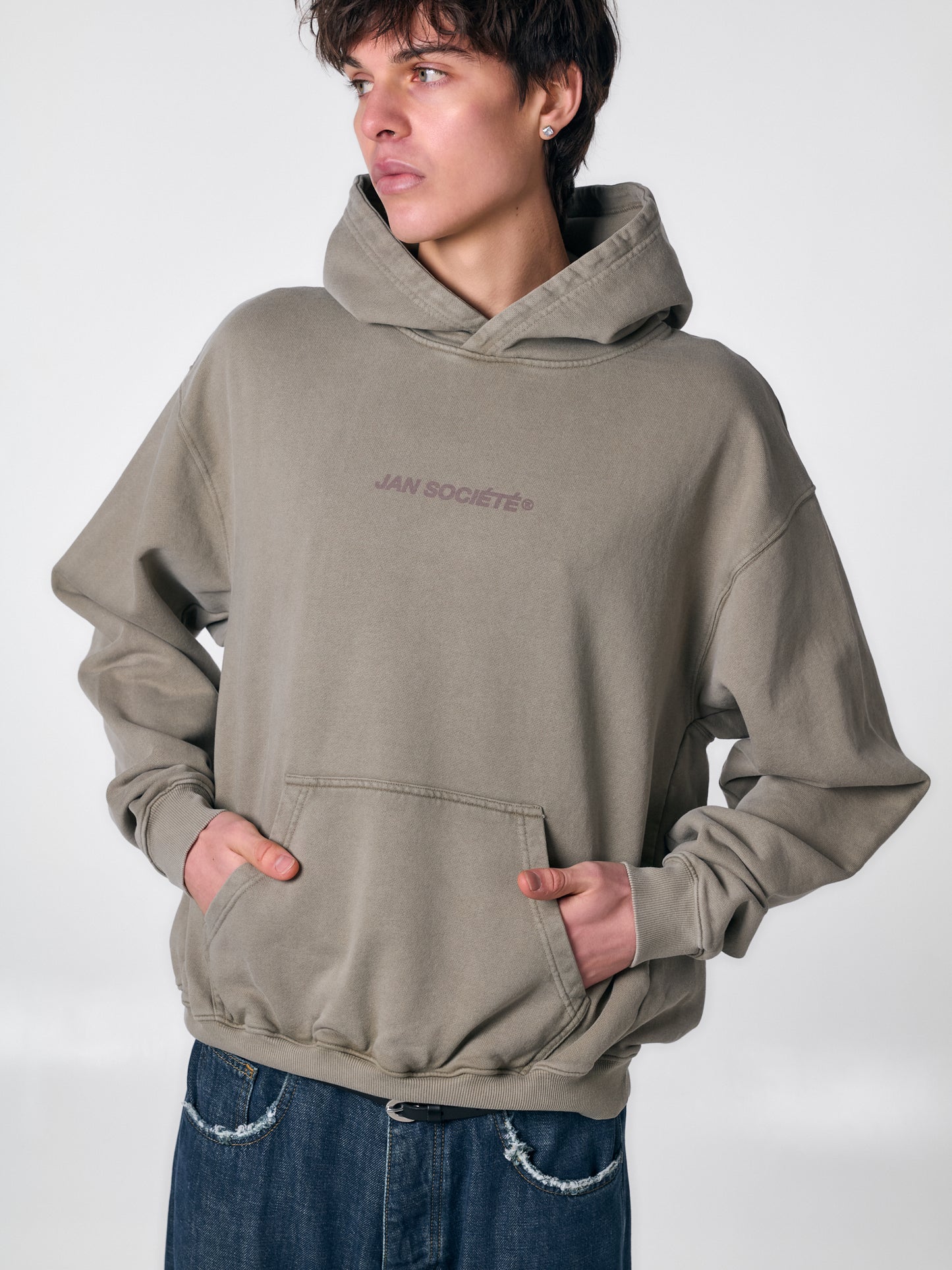 HOLY HEAVY HOODIE WASHED SAND