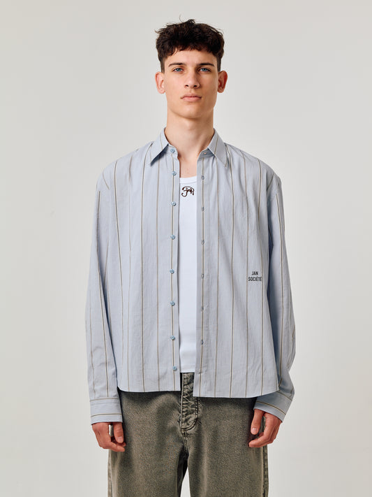 CLOUD BLUE STRIPED SHIRT