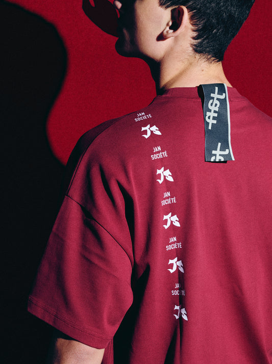 BOXY TEE BURGUNDY
