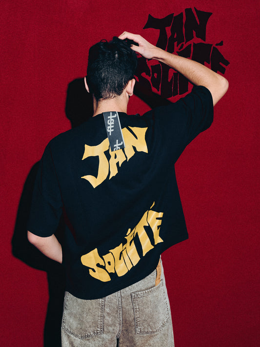 NOSTALGIA BOXY TEE BLACK