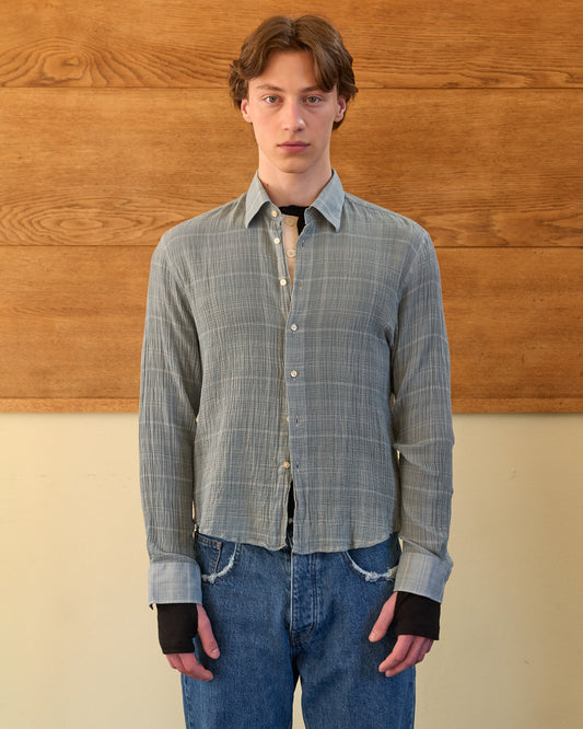 DUSTY WHITE STRIPED SHIRT