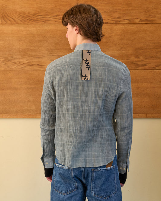 DUSTY WHITE STRIPED SHIRT