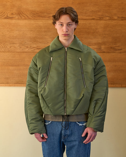 ASYMMETRICAL BOMBER JACKET