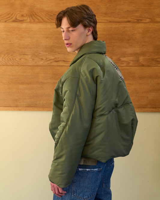 ASYMMETRICAL BOMBER JACKET