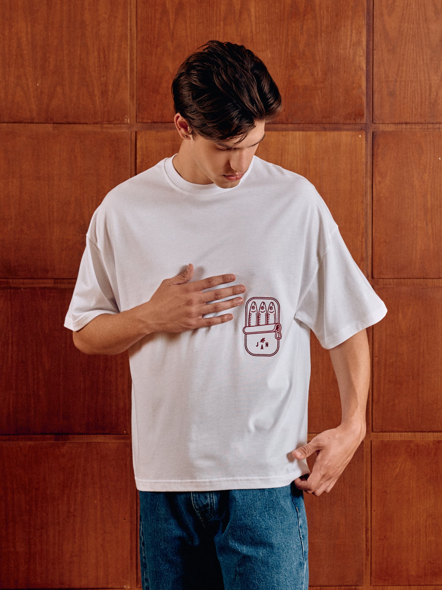 SARDINES TEE WHITE