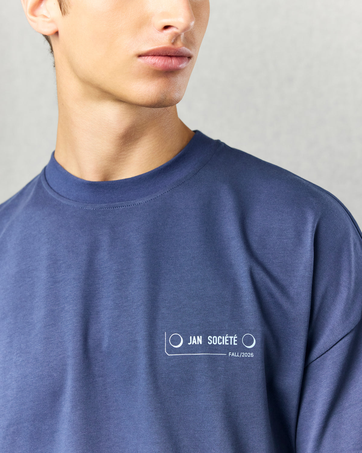 OPTOTYPE TEE BLUE