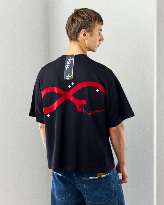 UROBOROS TEE BLACK