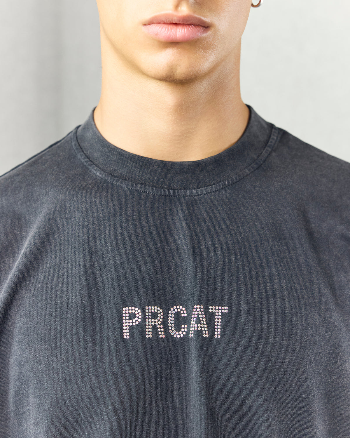 JAN "PRCAT" TEE WASHED BLACK