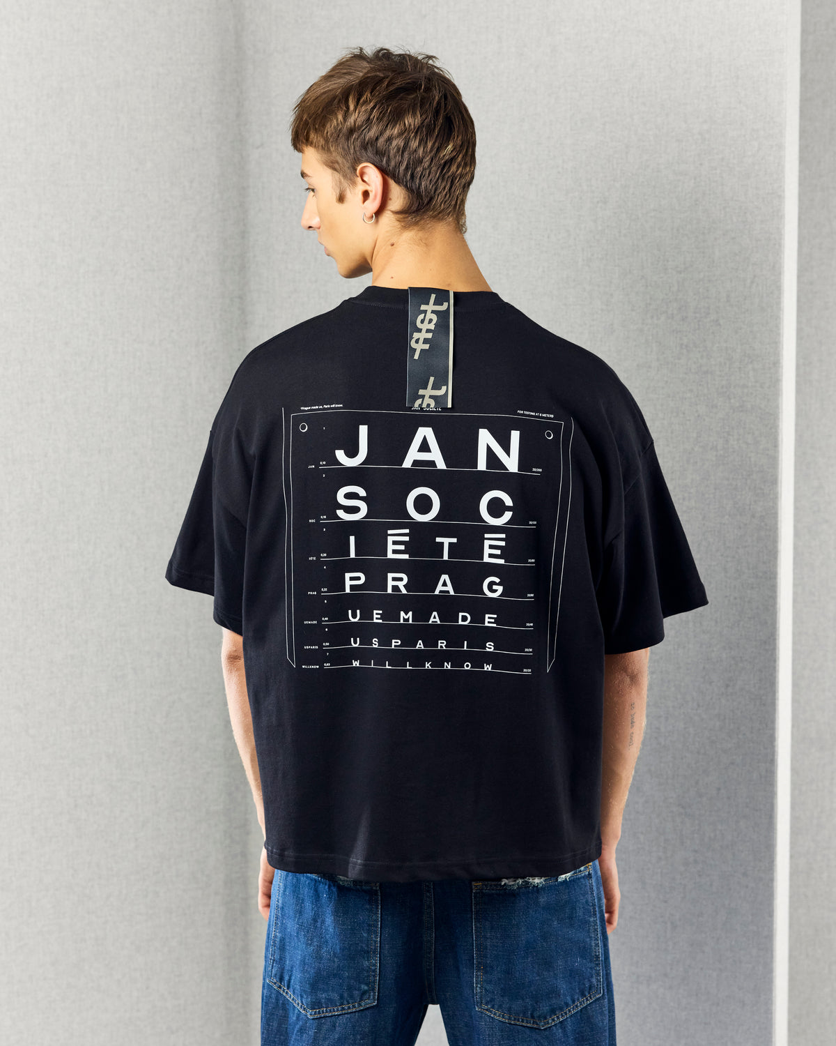OPTOTYPE TEE BLACK