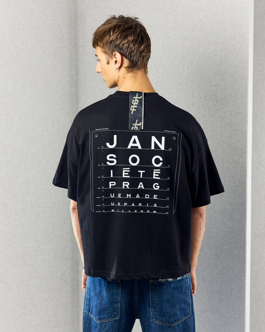 OPTOTYPE TEE BLACK
