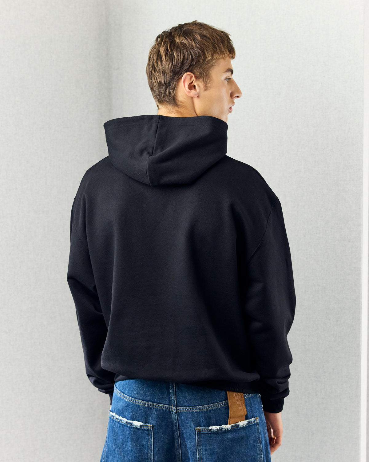 MANUSCRIPT HOODIE BLACK
