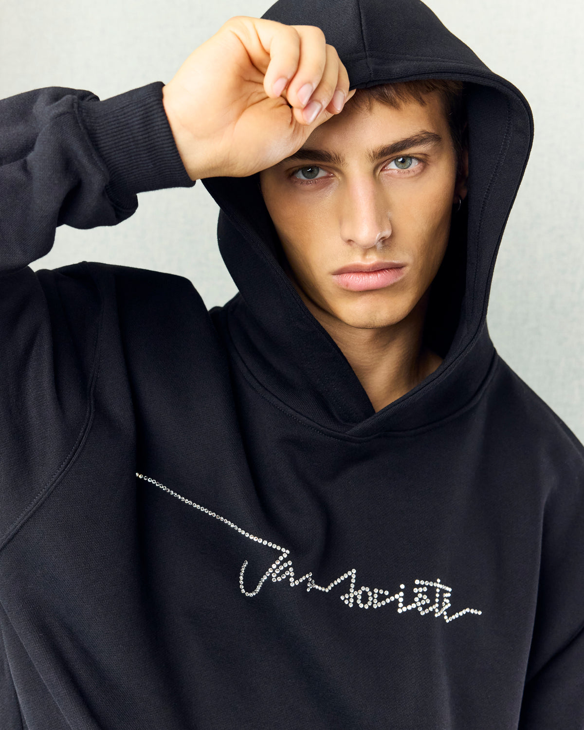 MANUSCRIPT HOODIE BLACK